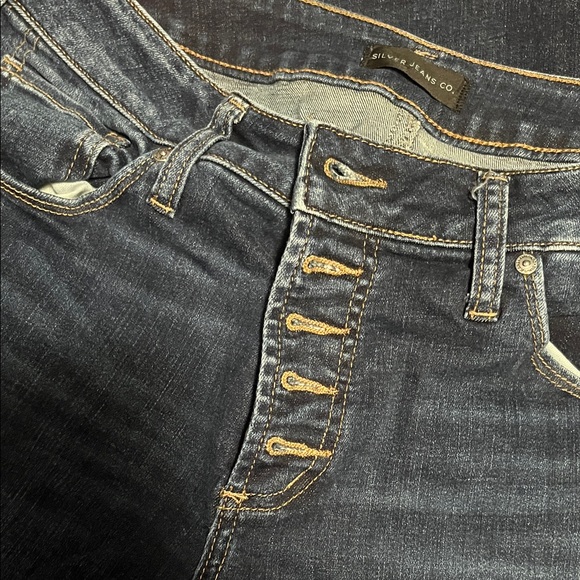 Dark Blue Silver Jeans Co Suki Slim Boot W33/L33 - Picture 2 of 8